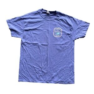 Rehoboth Delaware Whale Graphic T Shirt Adult Large Purple Tee